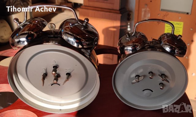 Лот от два будилника с камбанки, снимка 2 - Други - 39114259