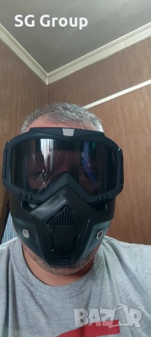 Маска за мотор скутер, снимка 3 - Аксесоари за велосипеди - 51415853