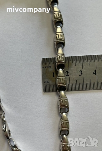 Сребърен синджир 72.06гр.53см., снимка 4 - Колиета, медальони, синджири - 53783568