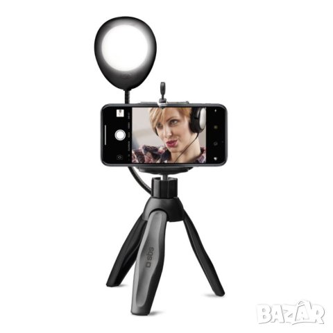 Трипод с лед осветление за смартфон , снимка 3 - Селфи стикове, аксесоари - 40801024
