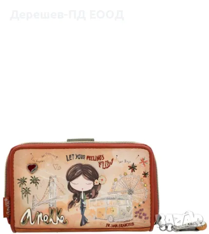 Портфейл Anekke Piece&Love Camel 38809-909