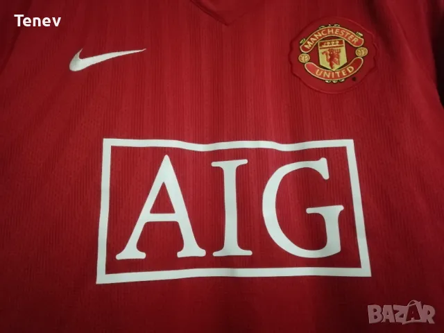 Manchester United Nike 2007/2008/2009 оригинална тениска фланелка Манчестър Юнайтед размер М, снимка 4 - Тениски - 48621876