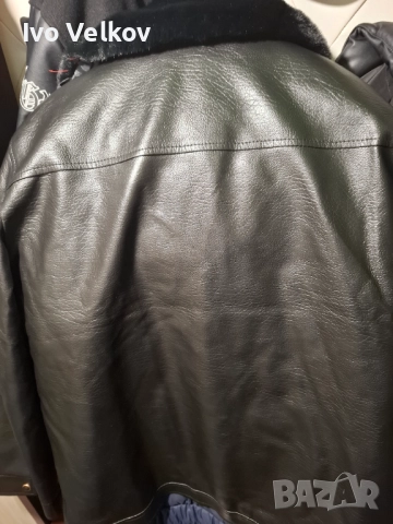 Мъжко зимно кожено яке!, снимка 4 - Якета - 52580421