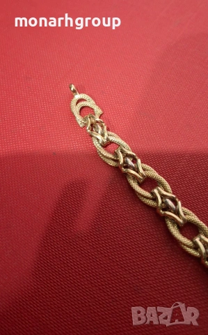 Златна гривна, снимка 2 - Гривни - 53059384