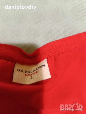 USPA дамска тениска в перфектно състояние, снимка 2 - Тениски - 50702010