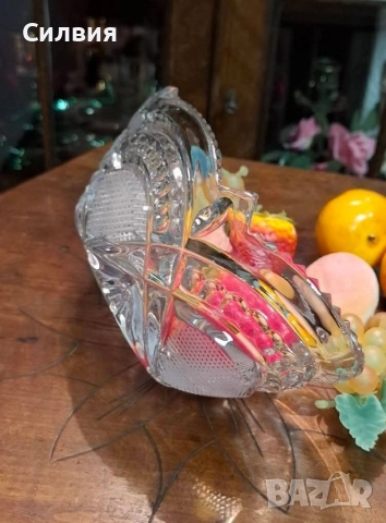 Кристална купа, снимка 12 - Декорация за дома - 52680142