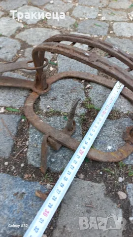 СТАР РЪЧНО КОВАН КАПАН ЗА ДИВЕЧ , снимка 4 - Антикварни и старинни предмети - 50057967