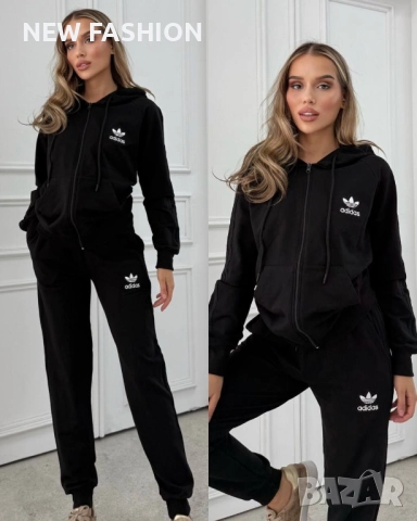 Дамски Памучни Екипи - лого Бродирано ✨ Adidas 