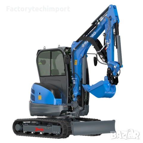 Мини багер Rippa R32 Pro 3.2 т KUBOTA (4 цилиндъра)+ Климатик , снимка 3 - Индустриална техника - 52719710