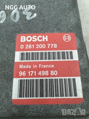 Компютър Двигател ECU BOSCH 0 261 200 778, 96 171 498 80, 0261200778, 9617149880, снимка 2 - Части - 51398343