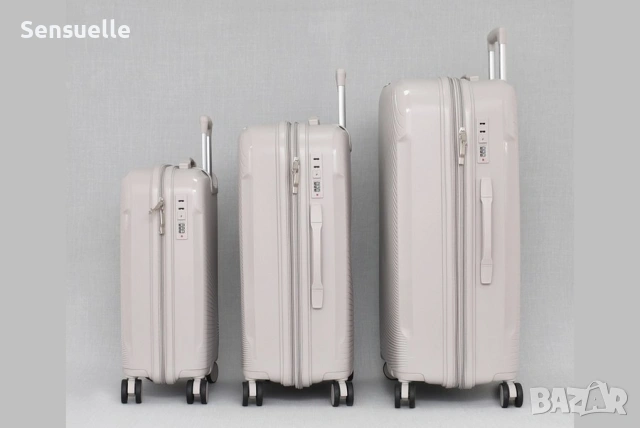 3 куфара - комплект, различни цветове, снимка 6 - Куфари - 53653457