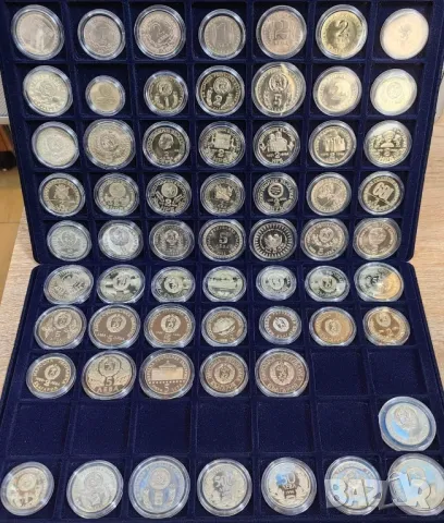 колекция от 60 броя Юбилейни монети - без повтарящи се, снимка 5 - Нумизматика и бонистика - 47440438