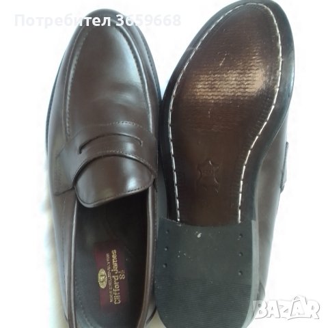 Мъжки обувки от солиден телешки бокс,размер 81/2UK,тъмно кафяви, снимка 7 - Официални обувки - 40894232