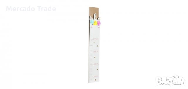 Дървен измервател на височина, Еднорог, снимка 3 - Други - 35874236