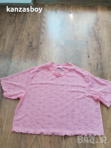 Nike - мрежеста дамска тениска Л, снимка 7 - Тениски - 51159141