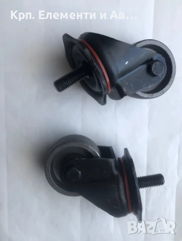 Метално колело с болт М12 и диаметъра на колелото е 55мм., снимка 3 - Друго търговско оборудване - 39656610