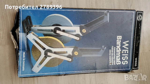 Немска професионална стоманена ролетка 50 м., снимка 3 - Други инструменти - 51325358