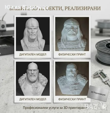 статуи,бюст или фигури по снимка , снимка 6 - Статуетки - 55826339