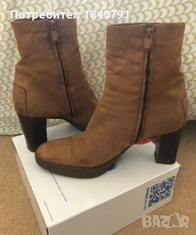 Tod's боти – мек велур, № 40, снимка 4 - Дамски боти - 56112620