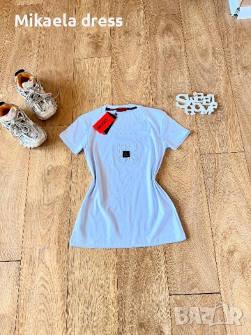 Супер свеж памучен тишърт от Hugo Boss в син цвят.С М Л размер, снимка 5 - Тениски - 53854023