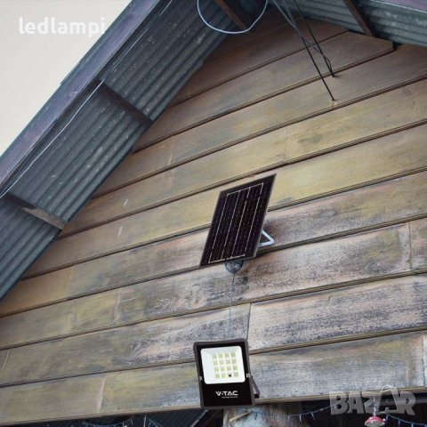Соларен LED Прожектор 16W IP65 1600Lum, снимка 7 - Соларни лампи - 40346297
