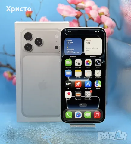 ГАРАНЦИОНЕН!!! Apple iPhone 17 Pro Max, 256GB, 5G, Silver, снимка 2 - Apple iPhone - 56170995