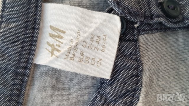 Дънки Tom Tailor и боди риза H&M и дънкова шапка за бебе 0-3 месеца, снимка 8 - Панталони и долнища за бебе - 39207843