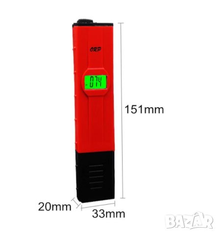 Тест ORP Метър Тестер ORP Тестер Цифров ORP Метър Тестер ±1999mV Измерва Качеството на Водата Редокс, снимка 5 - Лаборатория - 41285210