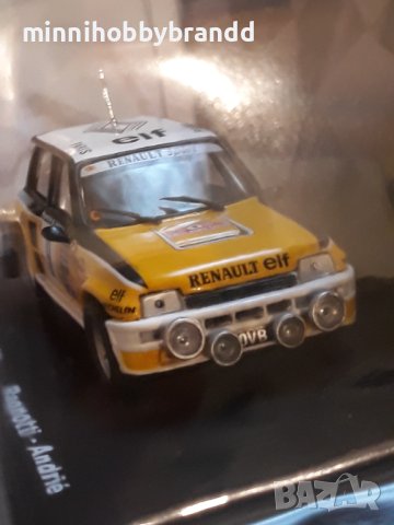 Renault 5 turbo 1981.Rally Monte Carlo. Ragnotti - Andrie.1.43 ixo /Deagostini ., снимка 14 - Колекции - 41967290