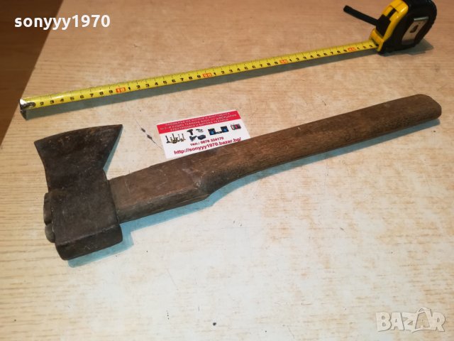 немска брадва-топор 40х15см 1509211107, снимка 12 - Антикварни и старинни предмети - 34139207