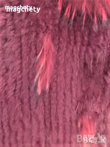 Дамски елек естествена кожа- заек, снимка 4 - Елеци - 34680986