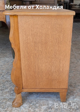 Дъбов скрин Чипъндейл, снимка 5 - Скринове - 53782636