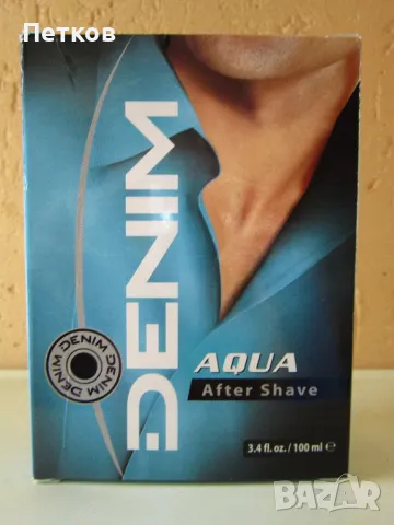 DENIM Деним AQUA After Shave 100ml., снимка 7 - Афтършейф - 22617244