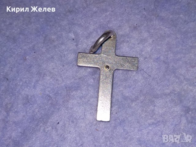 КРАСИВО КАТОЛИЧЕСКО СРЕБЪРНО РАЗПЯТИЕ КРЪСТ БИЖУТЕРСКА ИЗРАБОТКА 38431, снимка 11 - Колиета, медальони, синджири - 41337140