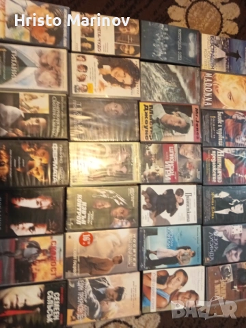 Продавам видео касети в перфектно състояние като нови,