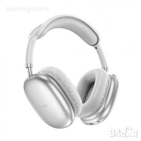 Слушалки Hoco W35 45h Bluetooth, Сребристи, снимка 2 - Слушалки за компютър - 52964437