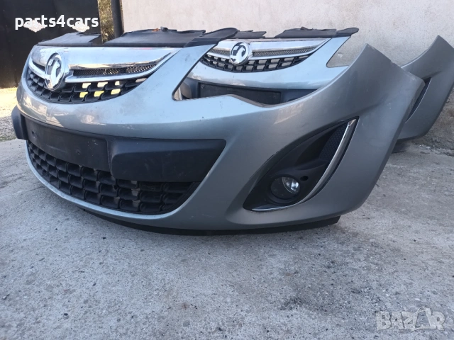предна броня за опел корса д фейслифт маска решетки халогени OPEL CORSA D, снимка 8 - Части - 53729999