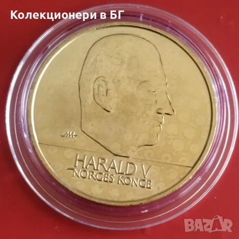 20 КРОНИ 2003 ГОДИНА - НОРВЕГИЯ, снимка 2 - Нумизматика и бонистика - 55990115