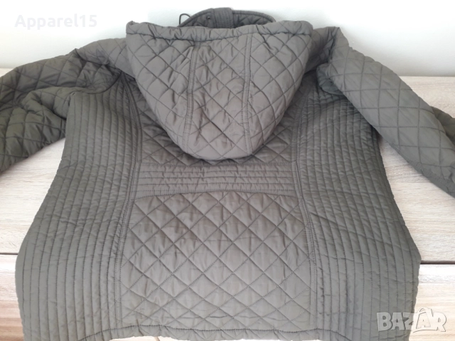Американско марково тъмнозелено яке с качулка L/ XL, снимка 13 - Якета - 52388568