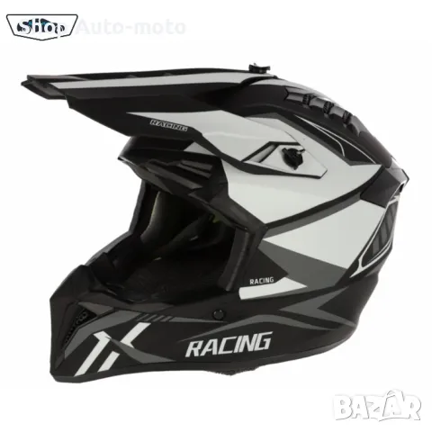 Кросова каска Automat, Black and White, S, M, L и XL размер, снимка 2 - Аксесоари и консумативи - 49975047