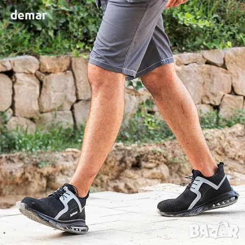 Black Hammer - Мъжки обувки със стоманена противоударна предница, снимка 3 - Други - 49795331