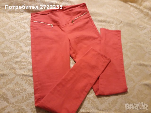 Оранжеви дамски дънки, снимка 12 - Дънки - 39461997