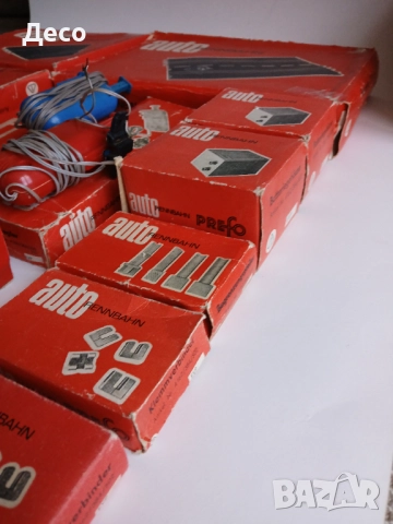 Prefo стара електрическа писта с колички ГДР., снимка 4 - Колекции - 52390196