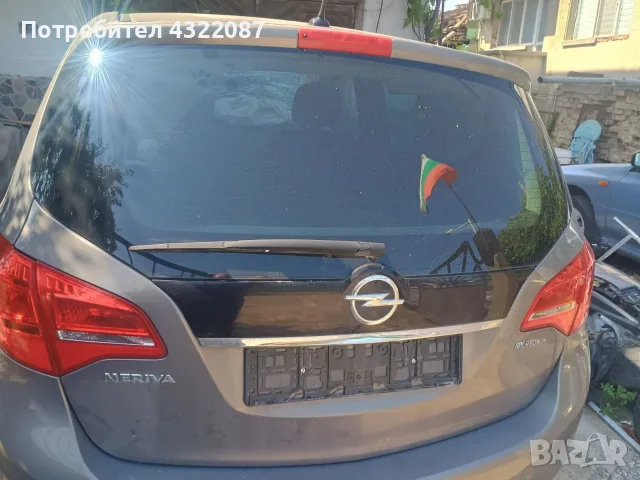 Багажник / задна врата от Мерива Б / Meriva B 1.4 turbo 120к.с 2012г A14NEL , снимка 2 - Части - 55856925