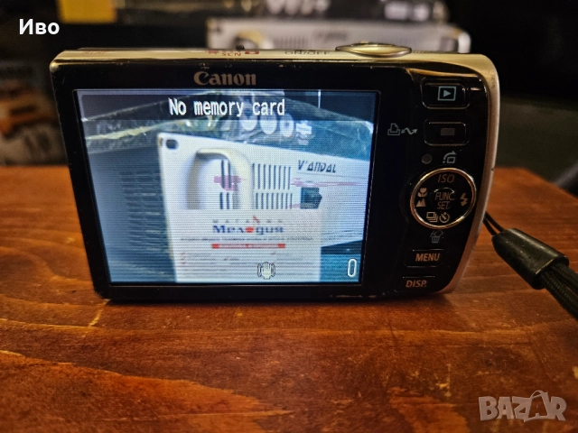 Цифров фотоапарат Canon SD870 IS Добър външен вид, работи добре. Лека забележка на екрана., снимка 12 - Фотоапарати - 52128389