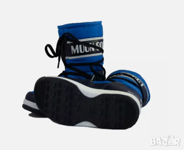 Moon Boot - Детски ботуши / обувки за сняг We Sport Mid Jr - Светлосиньо и тъмносиньо, снимка 2 - Детски боти и ботуши - 52725944