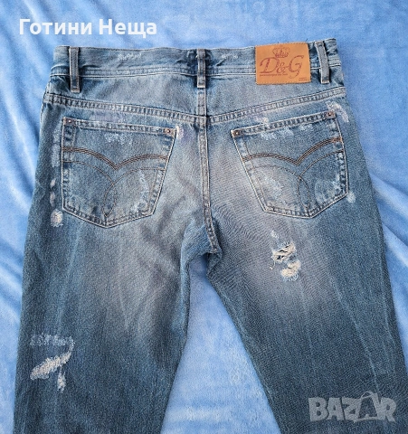 🟣 Мъжки дънки Dolce & Gabbana Оригинал❗️✅️, снимка 3 - Дънки - 53762842