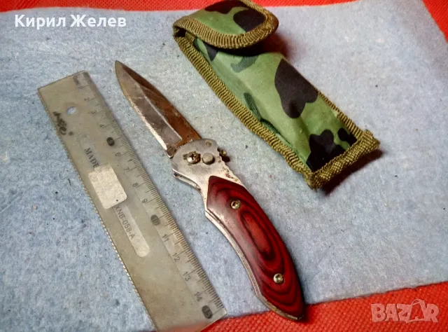 СГЪВАЕМ ДЖОБЕН НОЖ ЛОВДЖИЙСКА НОЖКА НОЖЧЕ НЕРЪЖДАЕМА СТОМАНА в КАЛЪФ 29202, снимка 11 - Ножове - 47708547