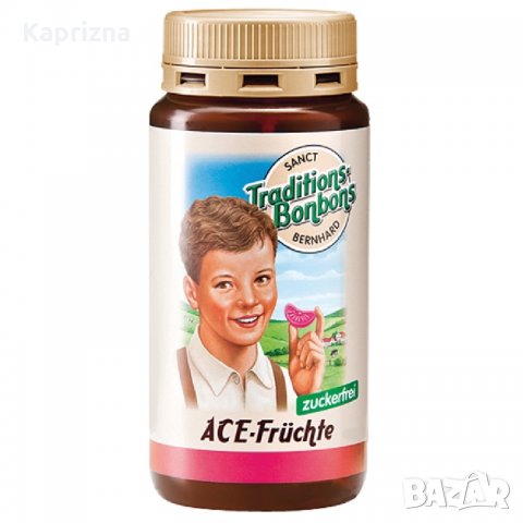 Плодови бонбони с витамин А, C и Е за деца, без захар