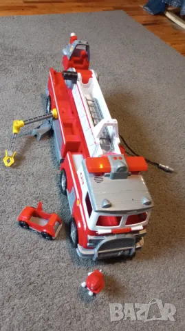 Пес Патрул, Paw Patrol, голяма пожарна на Маршал, снимка 2 - Коли, камиони, мотори, писти - 49152395